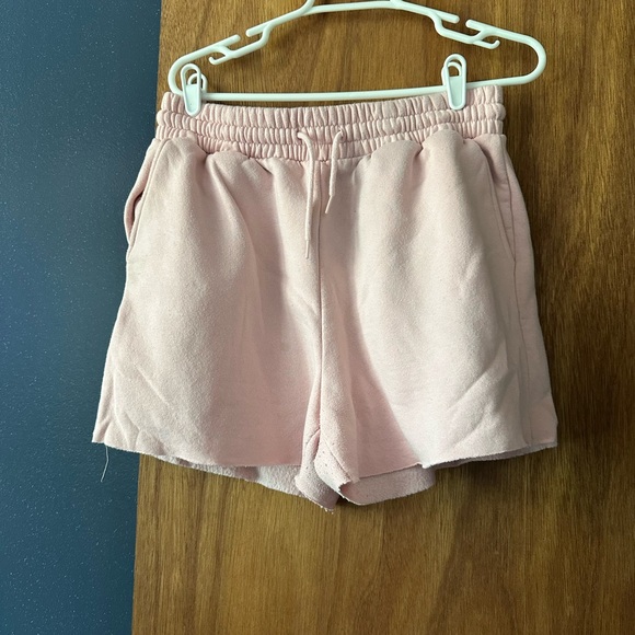 Zenana Outfitters Light Pink Athletic Shorts - Picture 1 of 3